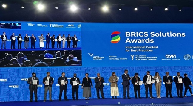 “Birleşik Rusya”, en iyi dijital proje ve uygulamalara yönelik uluslararası yarışma “BRICS Çözüm Ödülleri”nden ödül aldı