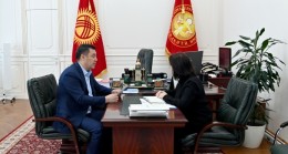 Президент Садыр Жапаров принял министра природных ресурсов, экологии и технического надзора Динару Кутманову