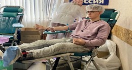В Москве единороссы сдали кровь для раненых участников спецоперации в Донбассе