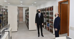 İlham Əliyev Azərbaycan İlahiyyat İnstitutunun yeni inzibati binasının açılışında iştirak edib