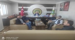 AK PARTİ AĞRI İL BAŞKAN VEKİLİ GÜNGÖR `DEN BAŞKAN SAMANCI `YA  ZİYARET