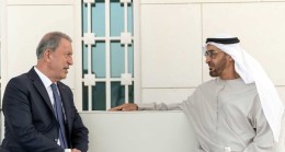 Millî Savunma Bakanı Hulusi Akar, BAE Devlet Başkanı ve Abu Dabi Emiri Şeyh Muhammed Bin Zayed Al Nahyan Tarafından Kabul Edildi