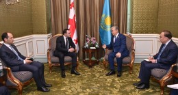 Мемлекет басшысы Грузияның Премьер-министрі Ираклий Гарибашвилимен кездесті