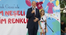 Cumhurbaşkanı Ersin Tatar, 1 Haziran Dünya Çocuk Günü etkinlikleri çerçevesinde düzenlenen çocuk şenliğine katıldı