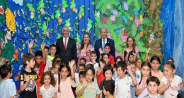 Cumhurbaşkanı Ersin Tatar, Yeni Yüzyıl Anaokulu Yıl Sonu Sergisi’ne katıldı