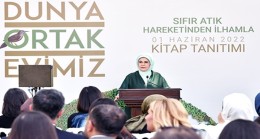 Emine Erdoğan, “Dünya Ortak Evimiz” kitabının tanıtım programına katıldı