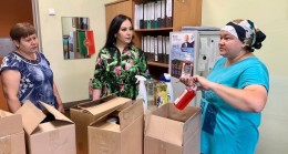 В Татарстане «Единая Россия» передала в сельскую школу моющие средства