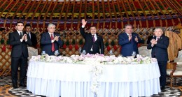 Состоялся официальный прием от имени Президента Садыра Жапарова для глав государств Центральной Азии
