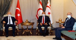 Cumhurbaşkanı Ersin Tatar, Cumhuriyet Meclisi Başkanı Zorlu Töre’yi kabul etti.