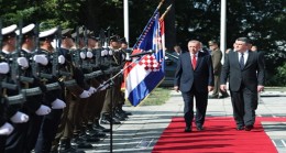 Cumhurbaşkanı Erdoğan, Hırvatistan Cumhurbaşkanlığı Ofisi’nde