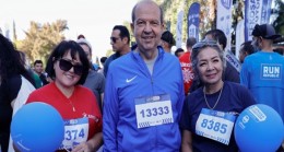 Cumhurbaşkanı Ersin Tatar, 10. Lefkoşa Maratonu’na katıldı