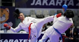 Up-and-coming karatekas show strength on day 1 of #Karate1Jakarta
