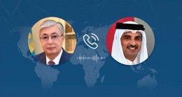 Глава государства провел телефонный разговор с Эмиром Катара шейхом Тамимом бен Хамадом Аль Тани