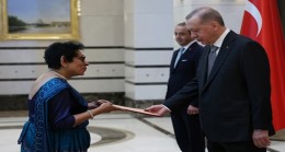 Sri Lanka büyükelçisinden güven mektubu
