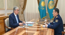 Глава государства принял министра внутренних дел Марата Ахметжанова