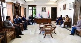 Meeting of the Ambassador with the President of Damascus University