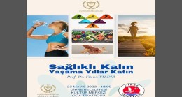 “Sağlıklı Kalın Yaşama Yıllar Katın” seminerlerinin ikincisi, 23 Mayıs 2023 Salı akşamı Girne Belediyesi Kültür Merkezi Oda Tiyatrosu’nda icra edilecek