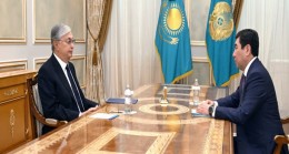 Devlet Başkanı, Meclis Başkanı Yerlan Koshanov’u kabul etti