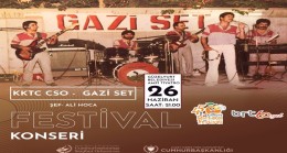 KKTC CSO Gazi Set Orkestrası ile konser veriyor