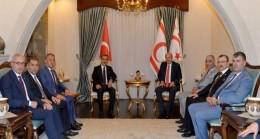 Cumhurbaşkanı Ersin Tatar, Türkiye Kamu Çalışanları Sendikaları Konfederasyonu (Türkiye Kamu-Sen) heyetini kabul etti