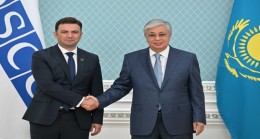 Cumhurbaşkanı Kasım-Jomart Tokayev, AGİT Dönem Başkanı ve Kuzey Makedonya Cumhuriyeti Dışişleri Bakanı Buyar Osmani’yi kabul etti