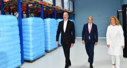 İlham Aliyev, Bakü’de “Diamed” ilaç üretim fabrikasının açılışına katıldı