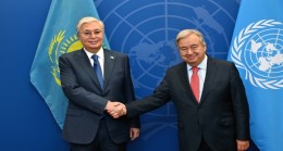 Kazakistan Cumhurbaşkanı BM Genel Sekreteri Antonio Guterres ile görüştü