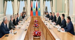 Kazakistan ve Arnavutluk Cumhurbaşkanları genişletilmiş formatta görüşmelerde bulundu