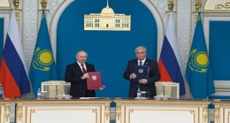 Kassym-Jomart Tokayev ve Vladimir Putin medya temsilcilerine brifing verdi