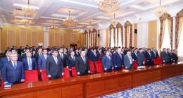 Barış ve Ulusal Birlik Kurucusu – Ulusun Lideri, Tacikistan Cumhuriyeti Cumhurbaşkanı, saygıdeğer Emomali Rahmon’un Mesajının toplu olarak izlenmesi