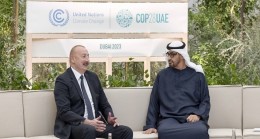 İlham Aliyev, Dubai’de Birleşik Arap Emirlikleri Cumhurbaşkanı Şeyh Muhammed bin Zayed Al Nahyan ile görüştü