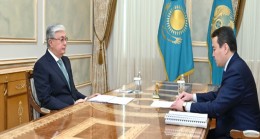 Devlet başkanı Başbakan Alihan Smailov’u kabul etti