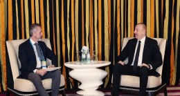 İlham Aliyev ve “İndra” şirketinin başkanı ile görüşme yapıldı