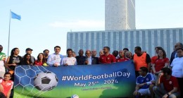 First celebration of the World Football Day at the UN