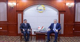 Tacikistan Dışişleri Bakanı’nın Japonya Büyükelçisi ile görüşmesi