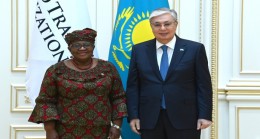 Глава государства встретился с Генеральным директором ВТО Нгози Оконджо-Ивеалой