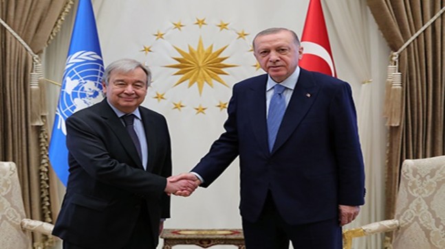 Cumhurbaşkanı Erdoğan, BM Genel Sekreteri Guterres ile görüştü