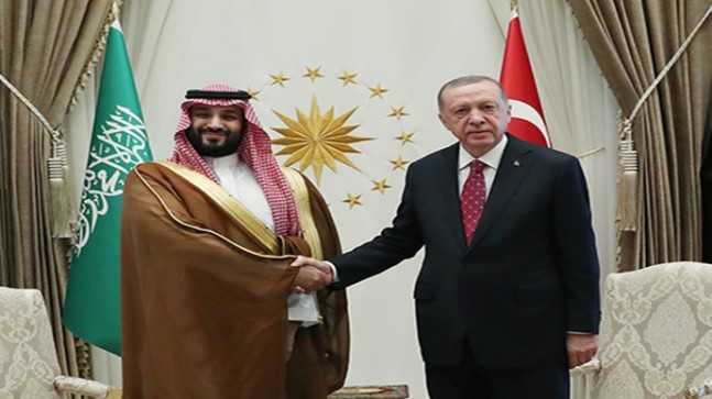 Cumhurbaşkanı Erdoğan, Suudi Arabistan Veliaht Prensi Muhammed bin Selman ile görüştü