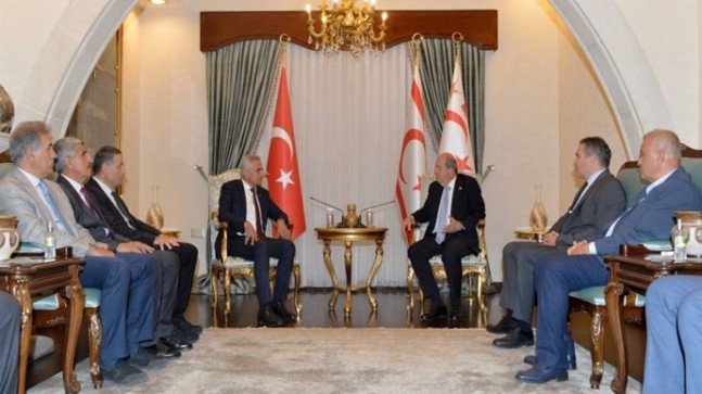 Cumhurbaşkanı Ersin Tatar, Türkiye Tohum Yetiştiricileri Alt Birliği heyetini kabul etti