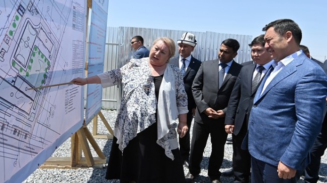 В Баткене начато строительство современного учебно-лечебного комплекса КГМА И. Ахунбаева