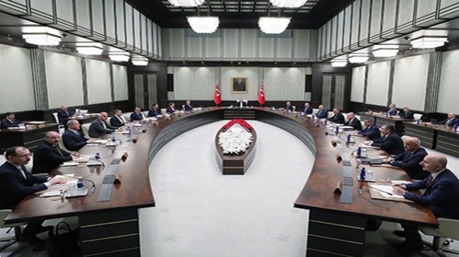 Cumhurbaşkanlığı Kabinesi, Cumhurbaşkanı Erdoğan başkanlığında toplandı
