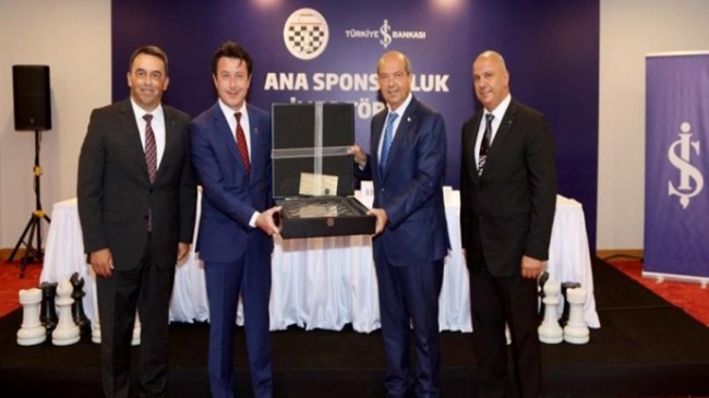 Cumhurbaşkanı Ersin Tatar, Kuzey Kıbrıs Satranç Federasyonu ve Türkiye İş Bankası Ana Sponsorluk İmza Töreni’ne katıldı