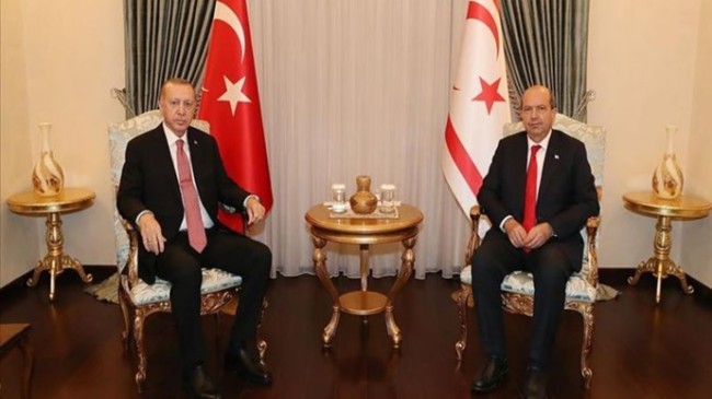 Cumhurbaşkanı Ersin Tatar, Türkiye Cumhuriyeti Cumhurbaşkanı Recep Tayyip Erdoğan’la telefon görüşmesi gerçekleştirdi