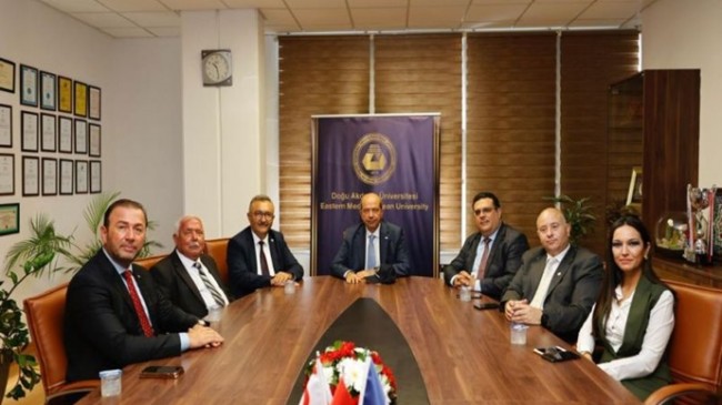Cumhurbaşkanı Ersin Tatar, Doğu Akdeniz Üniversitesi’ni ziyaret etti