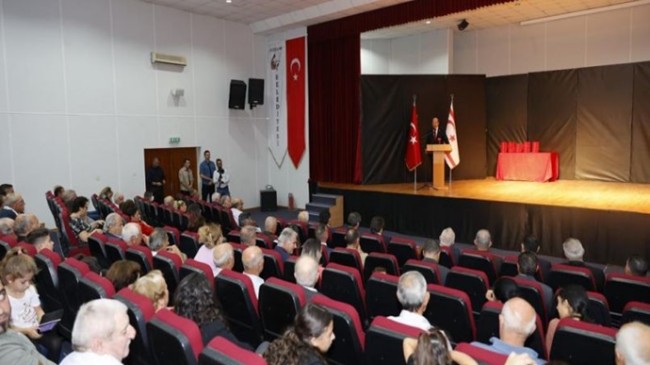 Cumhurbaşkanı Ersin Tatar, Güzelyurt’ta düzenlenen Milli Mücadele Madalyası Takdim Töreni’ne katıldı