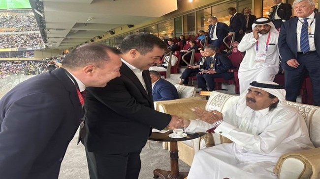 Президент Садыр Жапаров посетил финальный матч Чемпионата мира по футболу — 2022 в Катаре