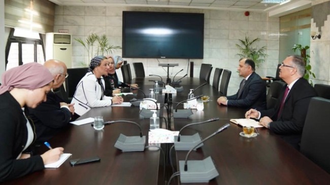 Büyükelçinin Mısır Çevre Bakanı ile görüşmesi