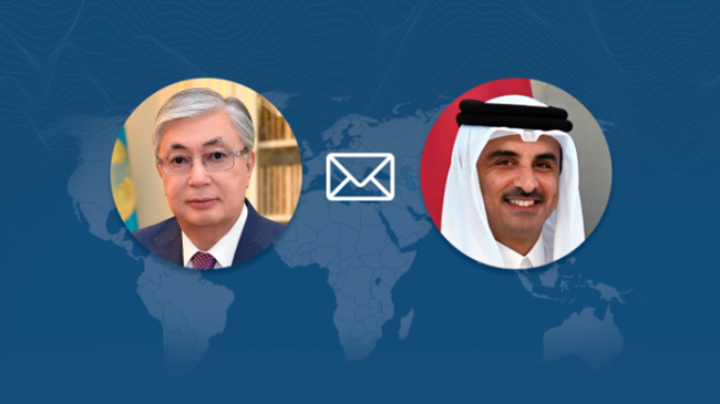 President Kassym-Jomart Tokayev sent a congratulatory telegram to Amir of Qatar Sheikh Tamim bin Hamad Al Thani