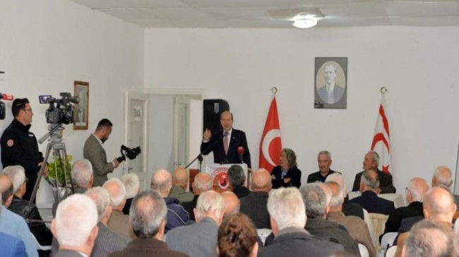 Cumhurbaşkanı Ersin Tatar, Mücahit Komutanları Derneği’nin olağan genel kurul toplantısına katıldı