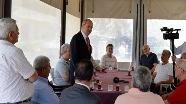 Cumhurbaşkanı Ersin Tatar, KKTC Çukurovalılar Dayanışma Derneği’ni ziyaret etti